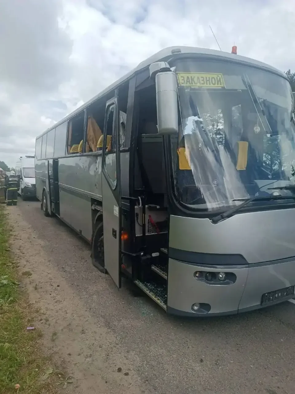 В Брянской области БПЛА атаковал автобус с детской футбольной командой из Беларуси — что известно