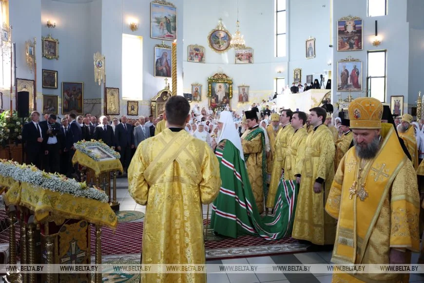 Патриарх Кирилл возглавил Божественную литургию в Свято-Воскресенском соборе Бреста