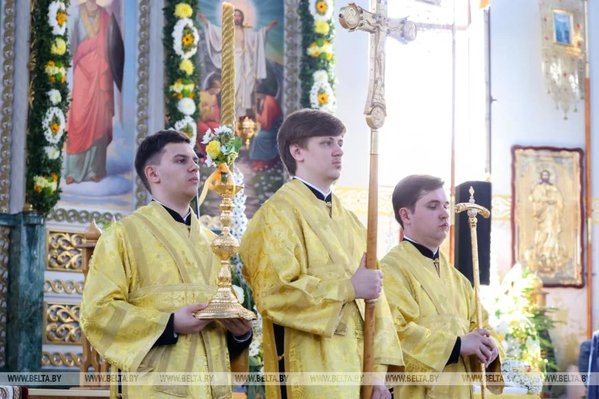 Патриарх Кирилл возглавил Божественную литургию в Свято-Воскресенском соборе Бреста