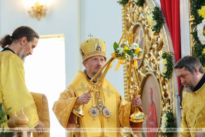 Патриарх Кирилл возглавил Божественную литургию в Свято-Воскресенском соборе Бреста