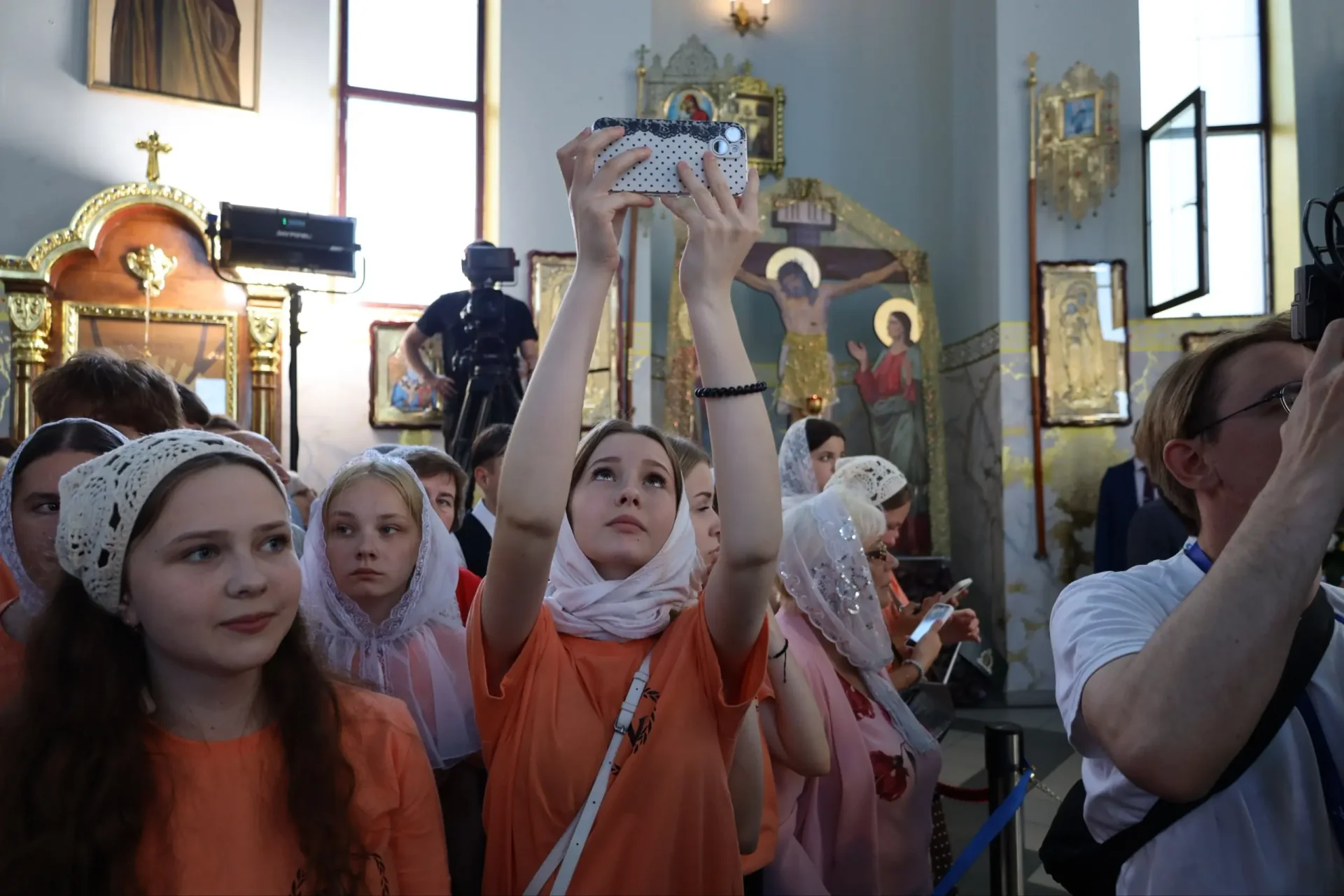 Патриарх Кирилл возглавил Божественную литургию в Свято-Воскресенском соборе Бреста