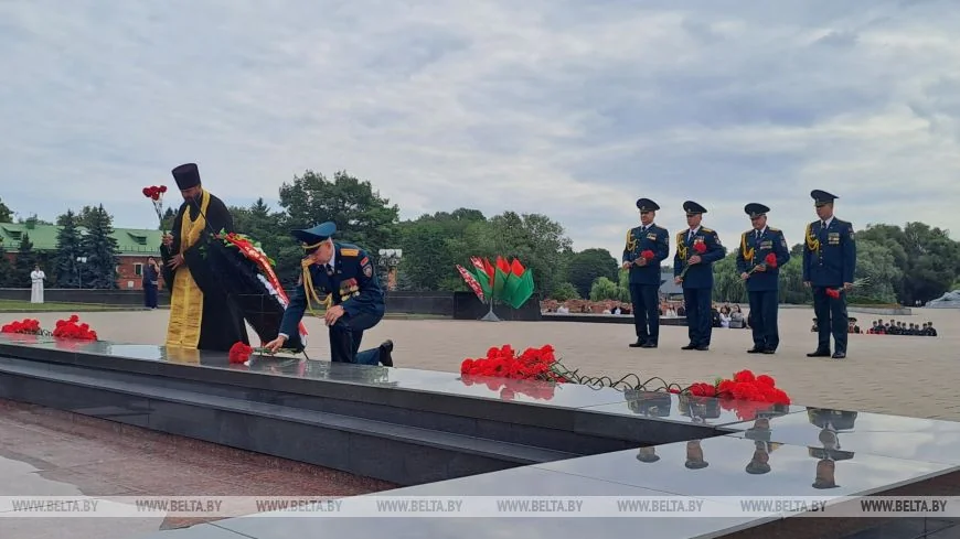 В Брестской крепости присягу приняли 49 новобранцев МЧС — что они сказали