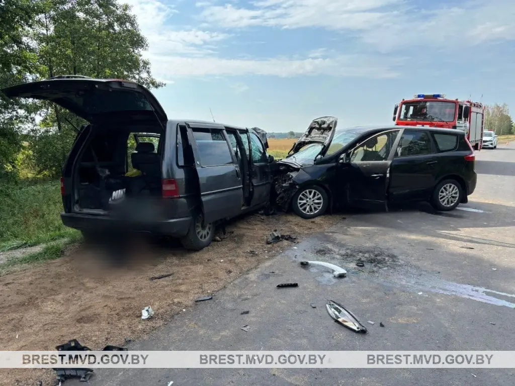 Пинчанин пошёл на обгон и столкнулся со встречным Renault в Ивацевичском районе