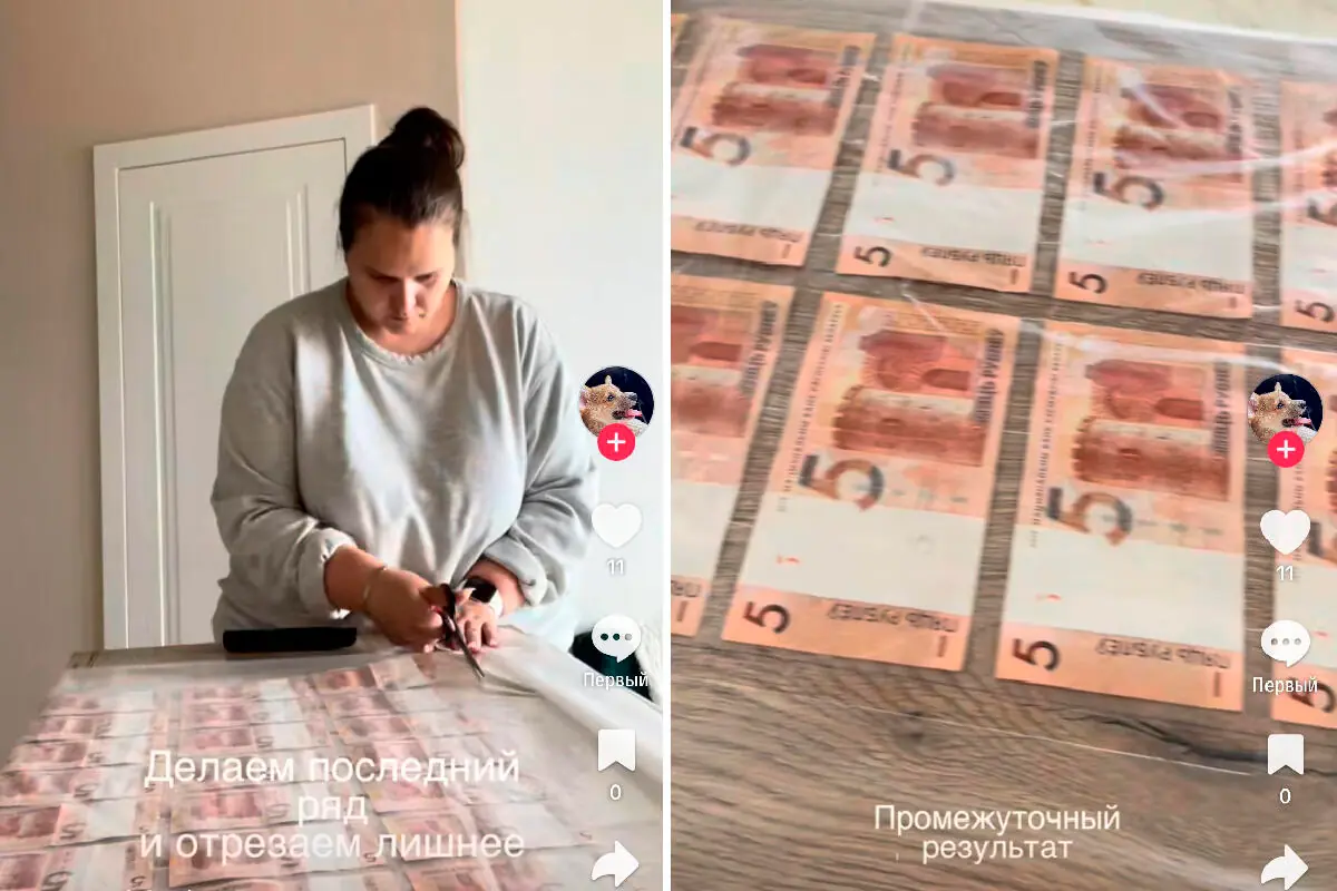 Белоруска разменяла 1100 рублей и сделала из денег ковёр — для кого он был
