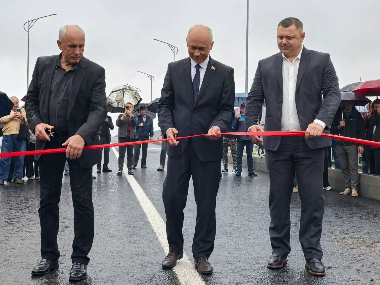В Кобрине открыли движение по «старому» мосту