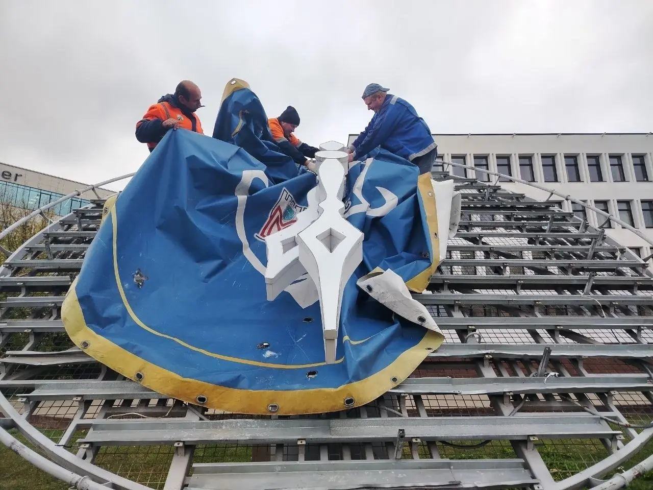 Часы у администрации Московского района в Бресте перенесут на новое место