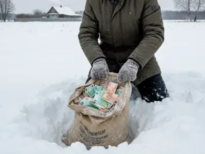 В Беларуси студент откопал в снегу 8 тысяч евро