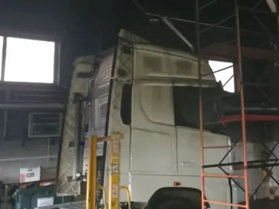 В автосервисе на улице Лейтенанта Рябцева в Бресте произошел пожар