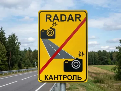 В Беларуси появился новый участок с камерами контроля средней скорости