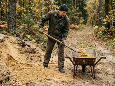 Под Дрогичином незаконно добывали песок — кто теперь заплатит 5 тысяч рублей?