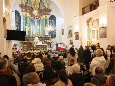 В Бресте прошло пасхальное богослужение — фоторепортаж