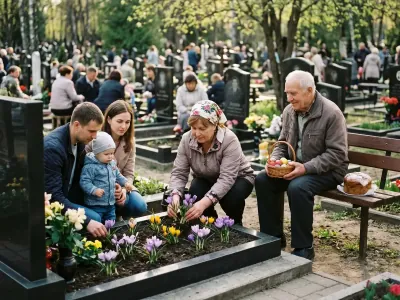 Можно ли шутить и смеяться на кладбище? Задали вопрос священнику перед Радоницей
