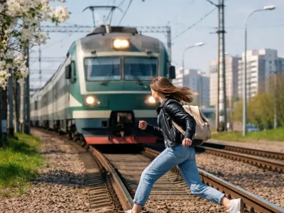 В Жодино поезд насмерть сбил 25-летнюю девушку, перебегавшую пути перед составом