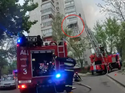 В Бресте загорелся балкон на шестом этаже — подробности от МЧС