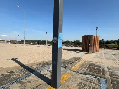 На новом пляже Бреста устроили погром