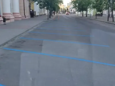 Синяя разметка в Бресте — что она означает для водителей с сегодняшнего дня