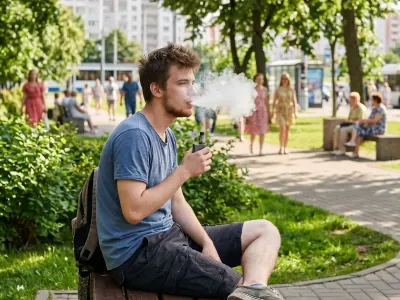 Вейп в общественном месте: что грозит подростку до 16 лет и после — отвечает милиция
