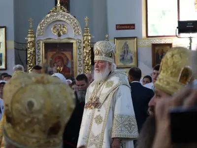 Патриарх Кирилл возглавил Божественную литургию в Свято-Воскресенском соборе Бреста