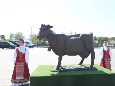 К зубру присоединится корова: необычный подарок Президенту в Берёзе