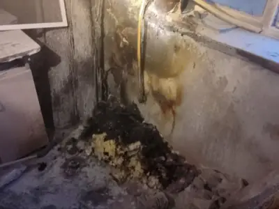 Вот что случилось с квартирой после включения обогревателя