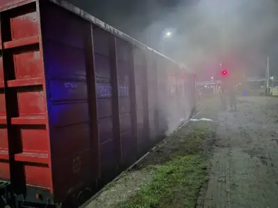 К грузовому вагону в Бресте вызвали спасателей — что тлело внутри